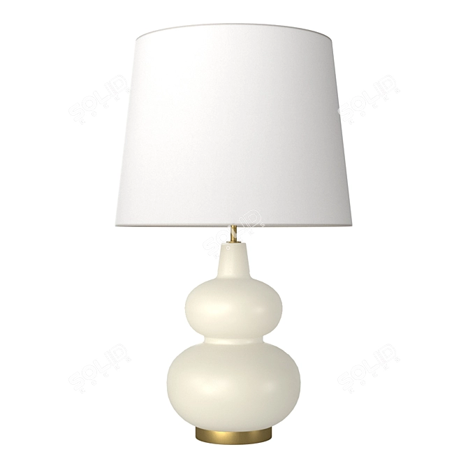 Elegant Cavo Table Lamp 3D model image 1