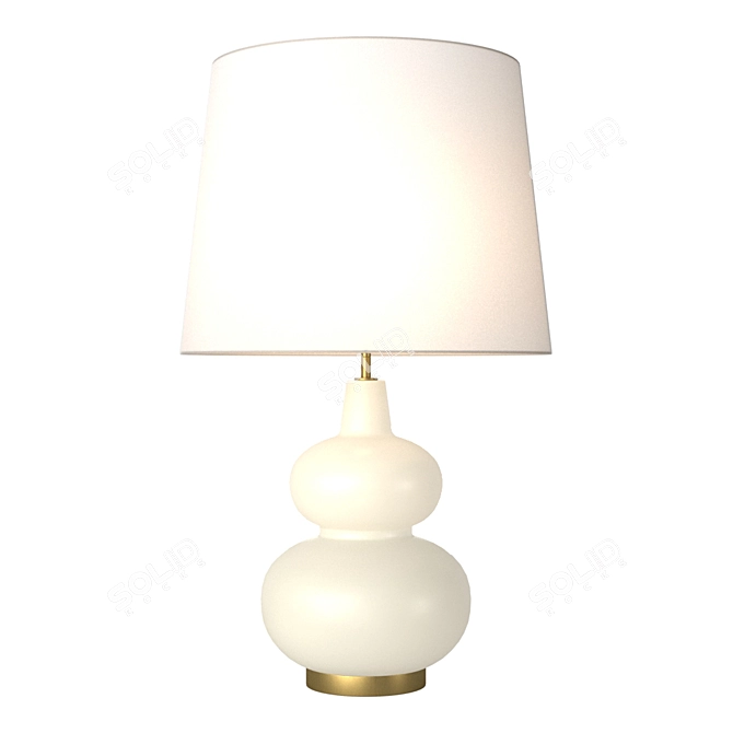 Elegant Cavo Table Lamp 3D model image 2