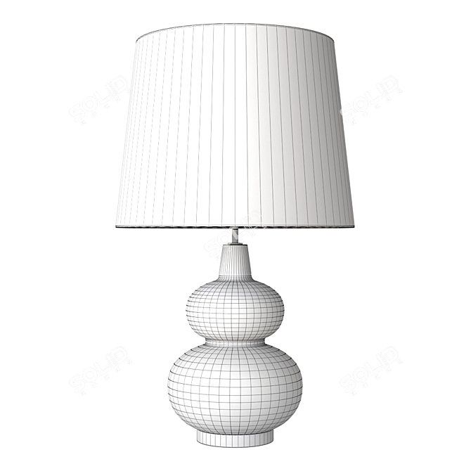 Elegant Cavo Table Lamp 3D model image 3