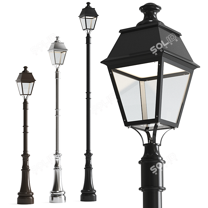 Avenue 4 Model 8 Outdoor Ground Lighting 3D model image 1