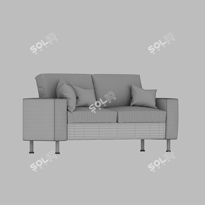 Stylish Indivi Sofa for Modern Interiors 3D model image 2