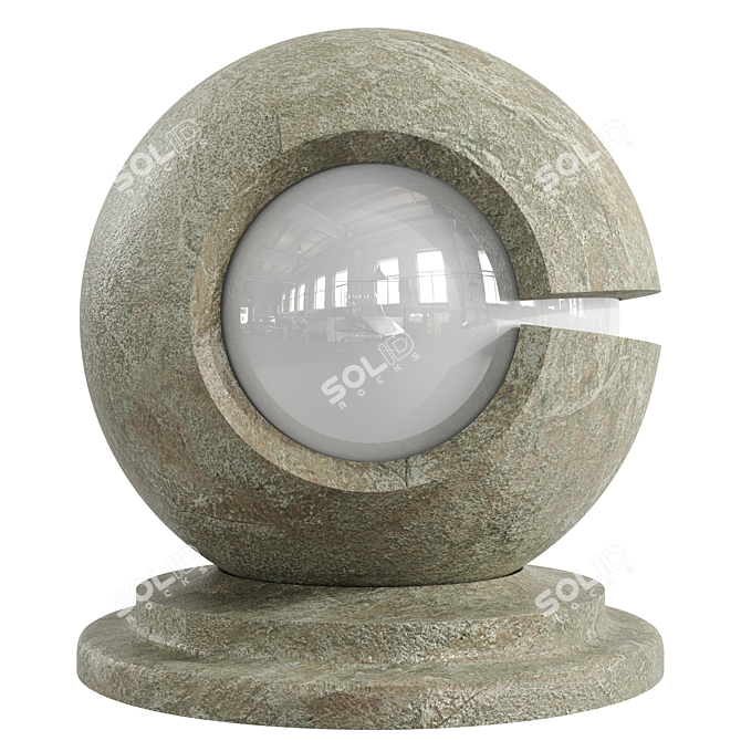 Rockstone Beige: High Definition PBR Material 3D model image 3