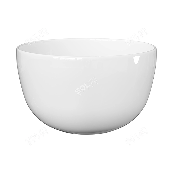 BOL Ceramic Countertop Sink 3D model image 1