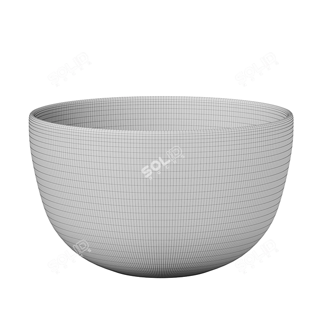 BOL Ceramic Countertop Sink 3D model image 2