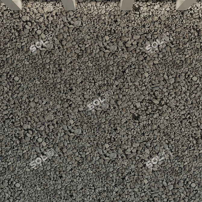 High-Res Stone Texture for 3D Walls 3D model image 3