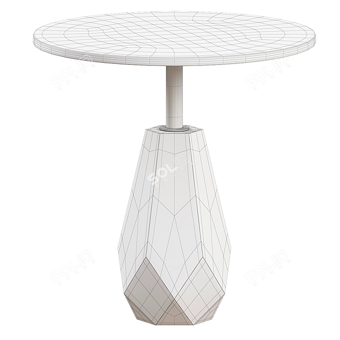 Elegant Popigai Coffee Table 3D model image 4