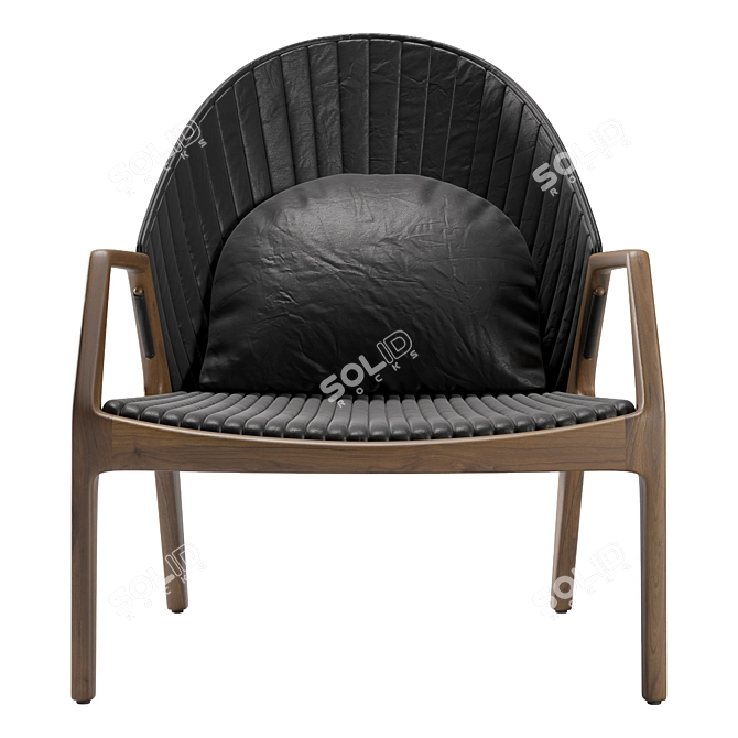 Estudiobola Luisa Lounge Chair 3D model image 2