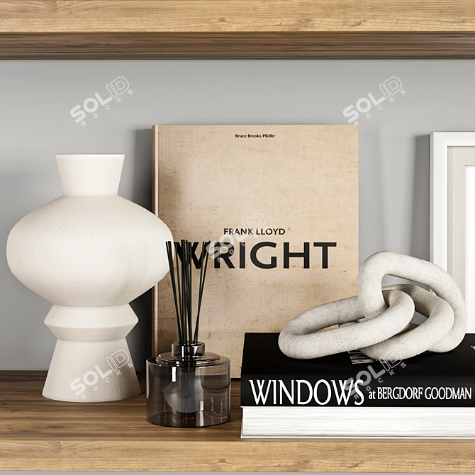 Modern Home Decor Set 3D model image 4