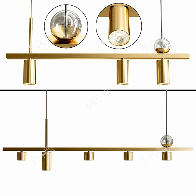 Elegant Modern WILL Wall Art 3D model image 1