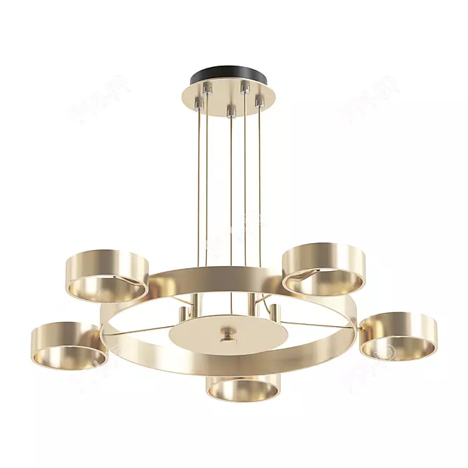 Elegant SL014 Chandelier 3D model image 1