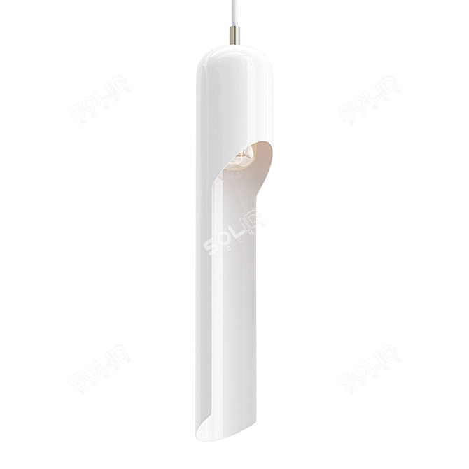 Elegant Paris Pendant Light 3D model image 1