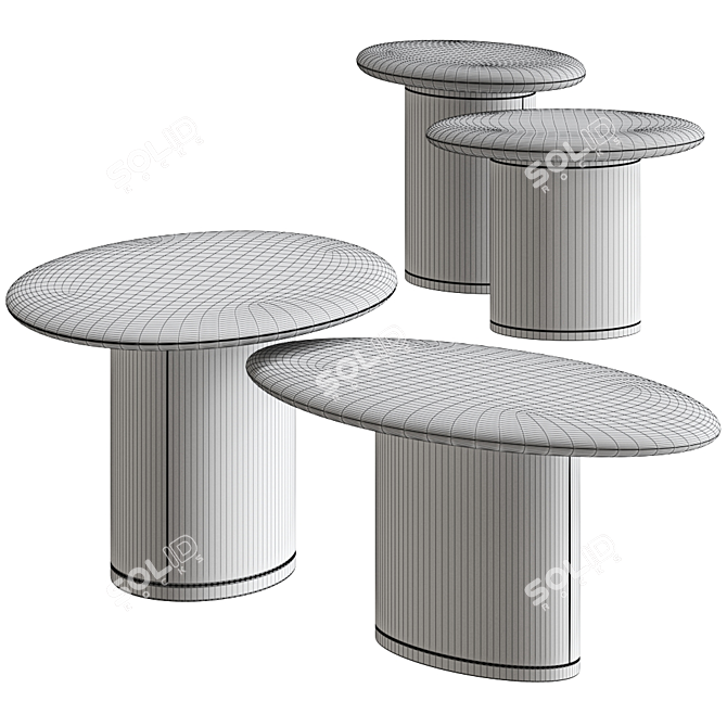 Modern Antilles Coffee Table: Versatile & Stylish 3D model image 3