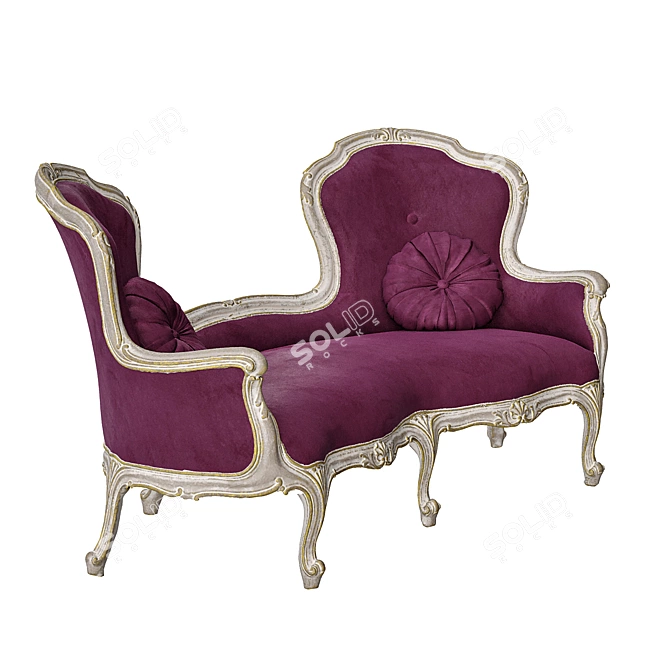 Roberto Giovannini Lowpoly Art Sofa 3D model image 2