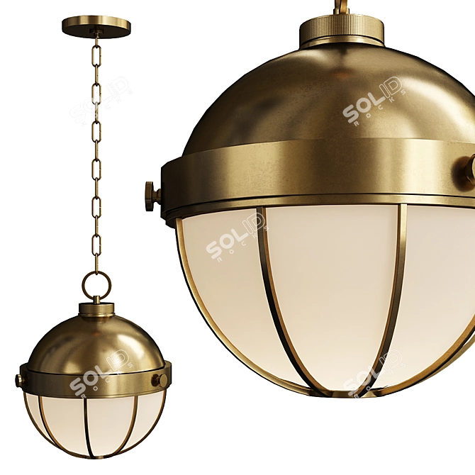 Sumner Pendant Light: Stylish Illumination for Summer 3D model image 1