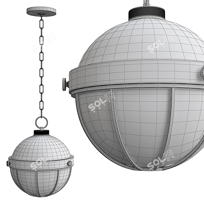 Sumner Pendant Light: Stylish Illumination for Summer 3D model image 2