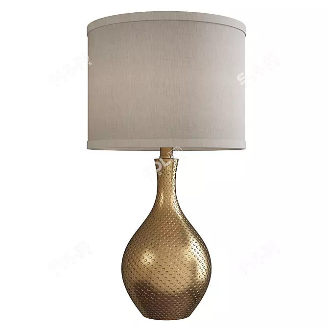 Sleek Avers Table Lamp 3D model image 1