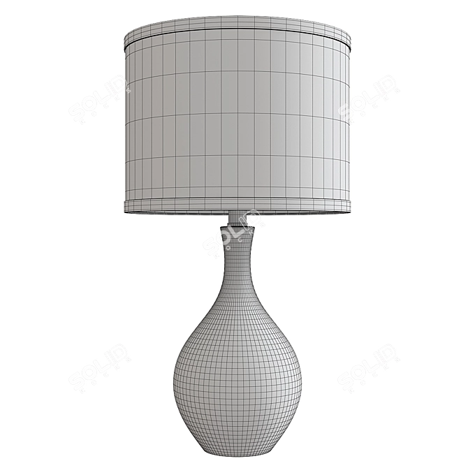 Sleek Avers Table Lamp 3D model image 2