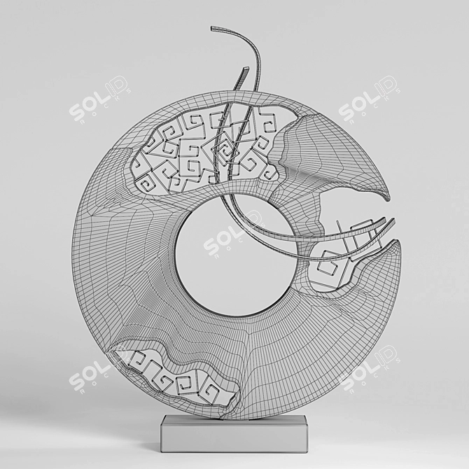 Contemporary Metal Interior Sculptures 3D model image 6