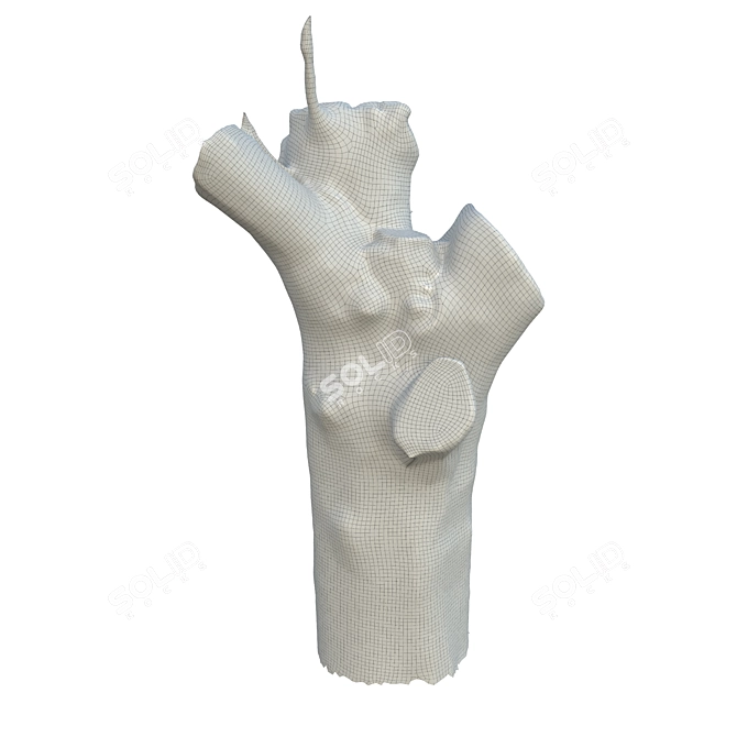 Sculpted Tree Trunk 30 3D model image 5