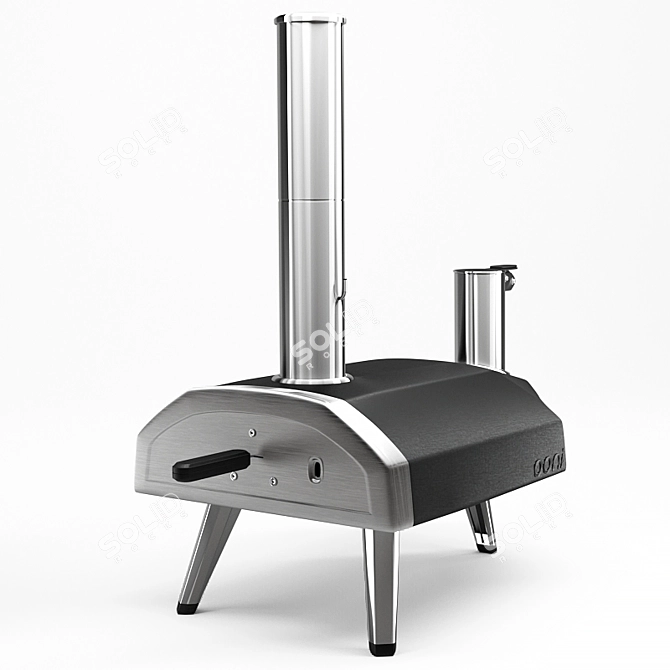 Ooni Outdoor Pizza Oven: Perfect for Delicious Homemade Pizzas 3D model image 2