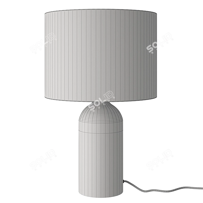 Ikea TONVIS Table Lamp - Stylish Scandinavian Design 3D model image 3