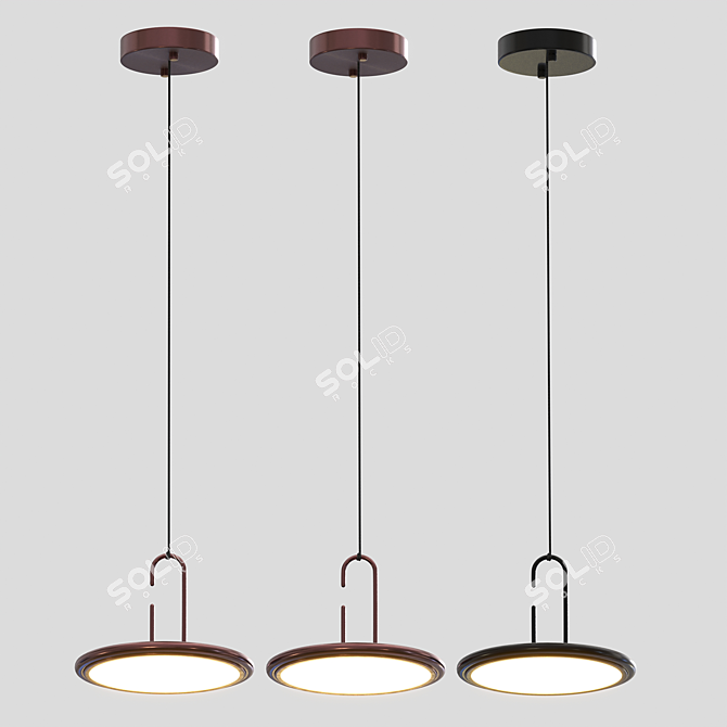 Sleek Lampatron: Modern Lighting Solution 3D model image 2