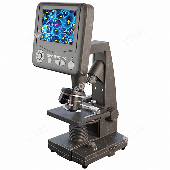 High-Resolution Microscope Kit 3D model image 1