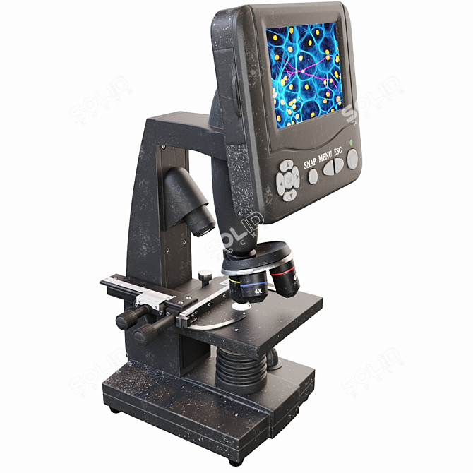 High-Resolution Microscope Kit 3D model image 2