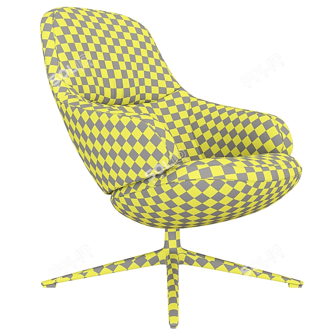 Arper Aston Low Backrest - Versatile and Stylish 3D model image 7