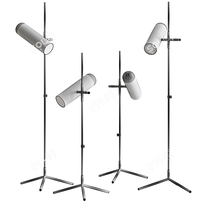 WANDER Floor Lamp: Modern Elegance by Roche Bobois 3D model image 2