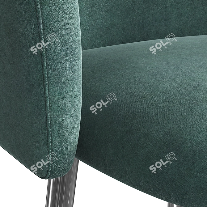 Millie Metal OM: Stylish and Comfortable Chair 3D model image 4