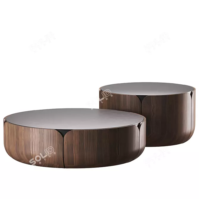BLOOM Tables: Modern Elegance in 6 Designs 3D model image 3