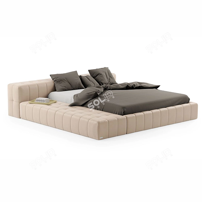 Frankof Brest XL Bed 3D model image 2