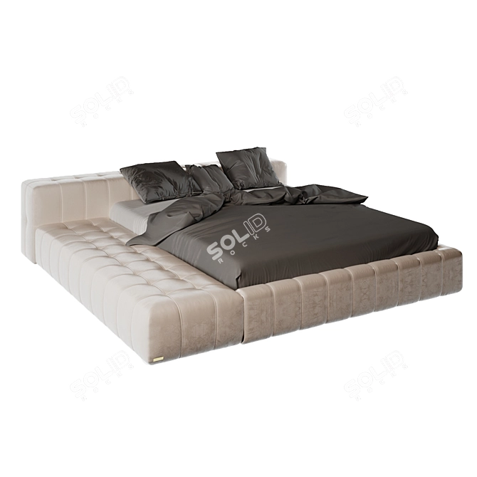 Frankof Brest XL Bed 3D model image 4