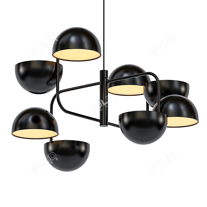 Elegant Abrianna Pendant 3D model image 1