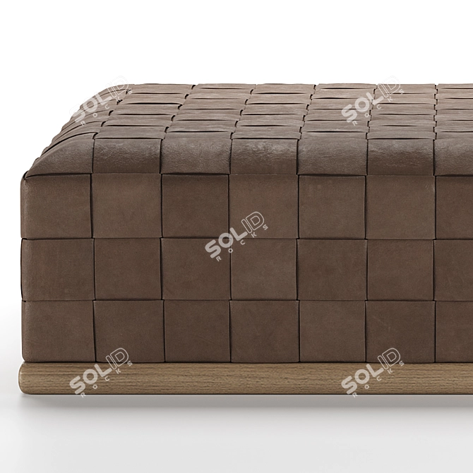 Luxurious Frigerio Jonas #2 - Comfy and Stylish Pouf 3D model image 2