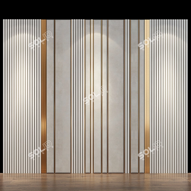 Title: Modern Wall Panel | 216 3D model image 1