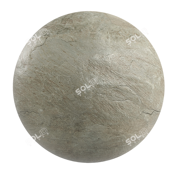 Rockstone Gray | High-resolution PBR Material 3D model image 1