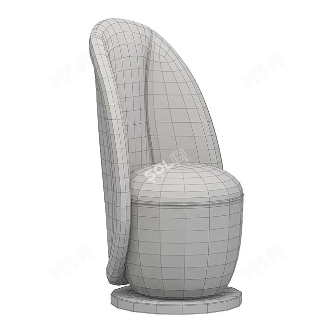 Elegant Decora Italia Chair: LCI Stile 3D model image 2
