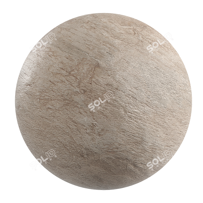 Rockstone Taupe: High-def Textured PBR Material 3D model image 1