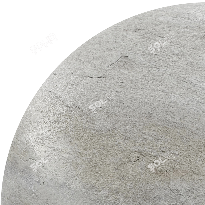 Rockstone White: High-Quality PBR Material 3D model image 4