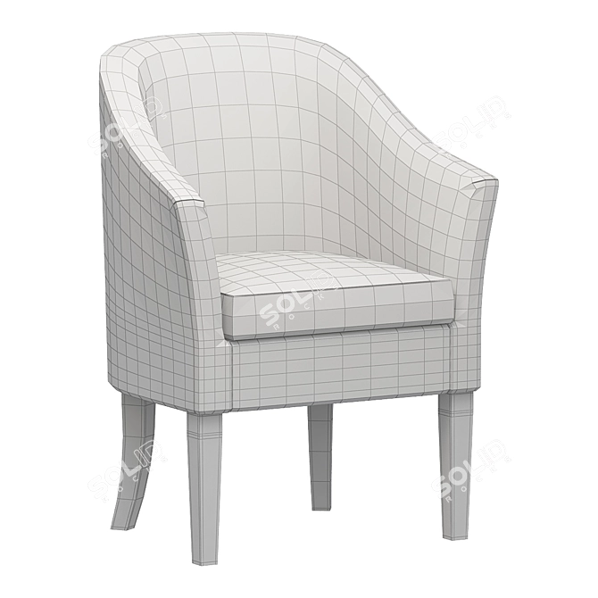 Stain World 16897 Accent Chair 3D model image 2