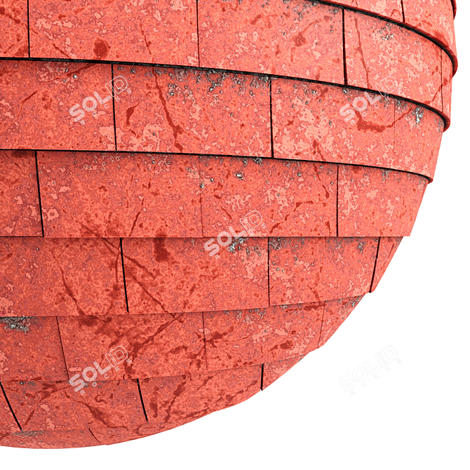 PBR Roof Tiles - 3 Color 4k 3D model image 4