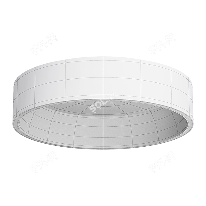 Modern Tray D45 LED Ceiling Light 3D model image 3