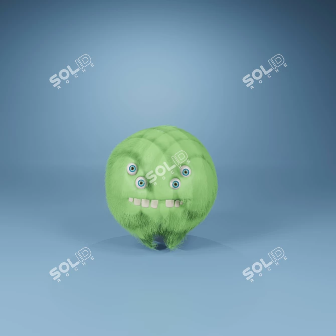 Tennis-Loving Flower Grower 3D model image 1