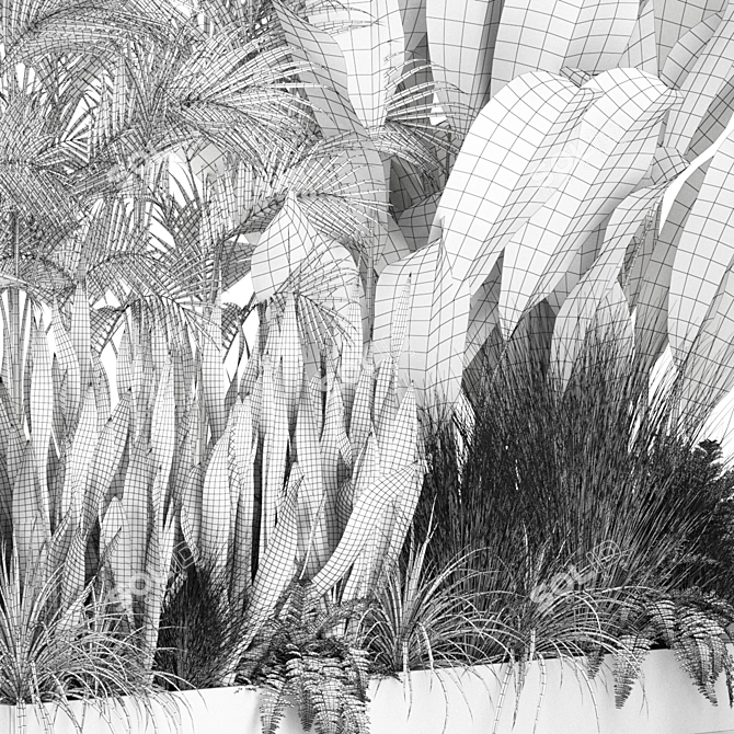 Botanical Bliss: 586 Stunning Plants 3D model image 3