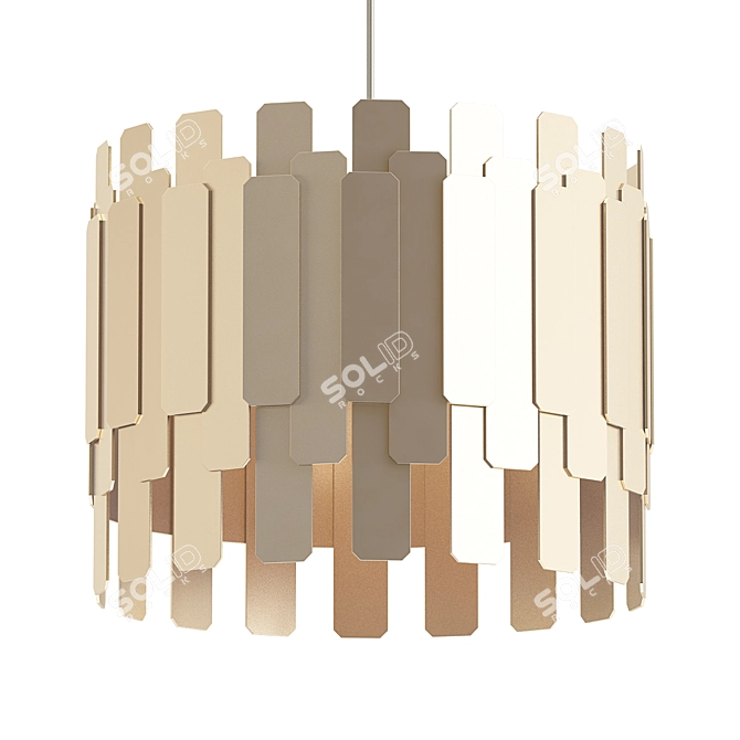 Elegant Maruja Pendant Light 3D model image 1