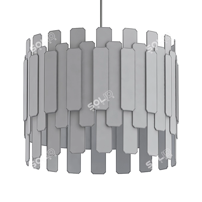 Elegant Maruja Pendant Light 3D model image 2