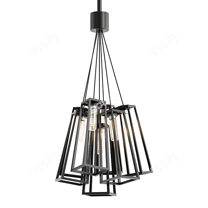 Illuminex LED Outdoor Chandelier 3D model image 1