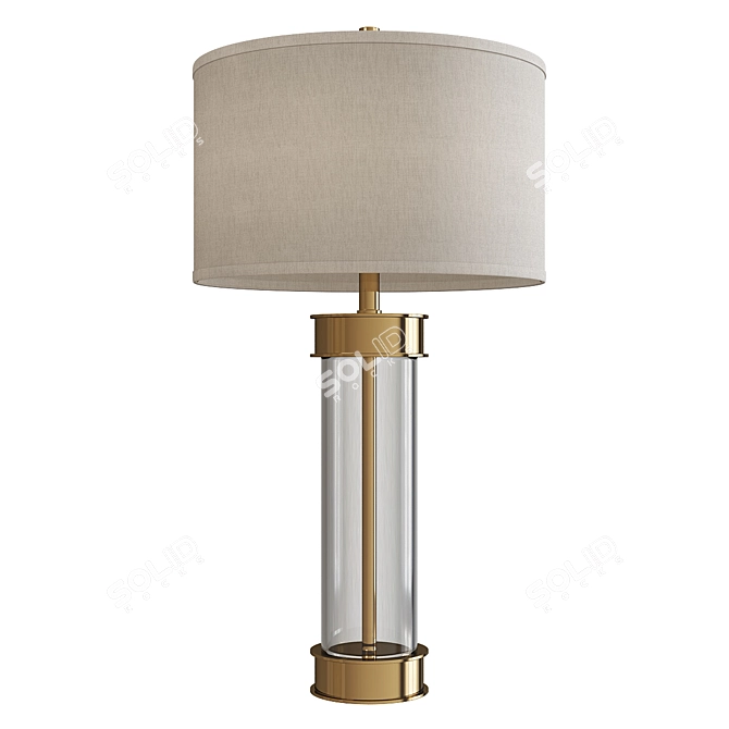 Elegant Fredrick Cooper Bolton Lamp 3D model image 1